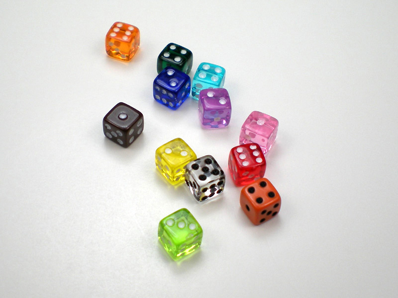 Crown and Anchor 16mm (5/8in) Dice Game Koplow Games 